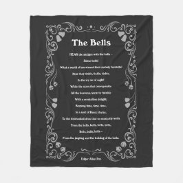 Klockor av Edgar Allan Poe Fleecefilt
