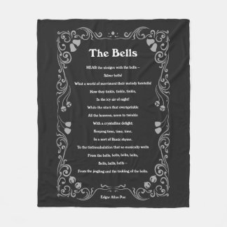 Klockor av Edgar Allan Poe Fleecefilt