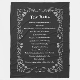 Klockor av Edgar Allan Poe Fleecefilt