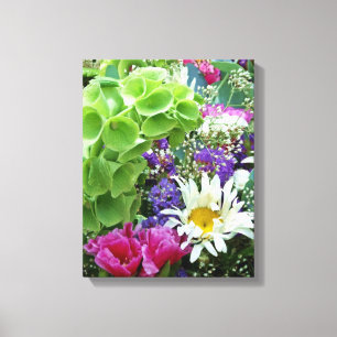 Klockor av fotoet för Irland blommabukett på Canvastryck