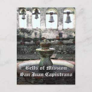 Klockor av Uppdrag San Juan Capistrano Vykort