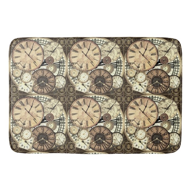 Klockor Badrumsmatta (Framsidan)