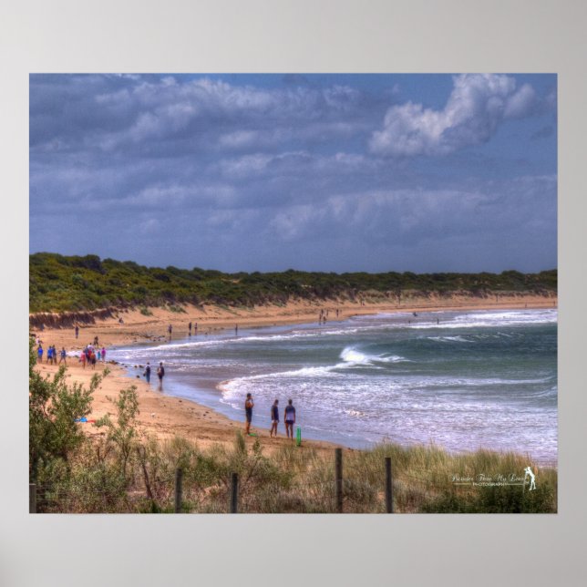 Klockor Beach Poster (Framsidan)
