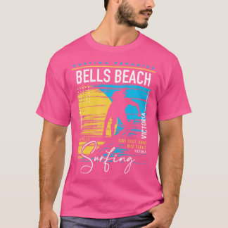 Klockor Beach Retro Surfing Graphic Surfa Australi T Shirt