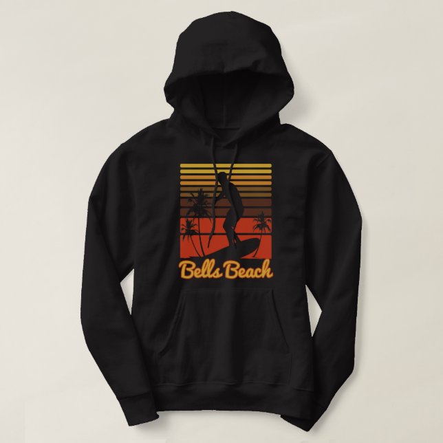 Klockor Beach Surfa Hoodie (Design framsida)