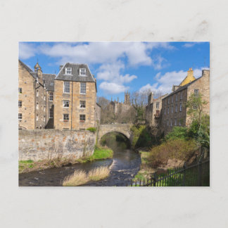 Klockor Brae bridge i Dean Village, Edinburgh Vykort