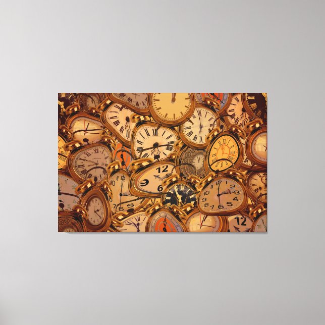 Klockor Canvastryck (Framsida)