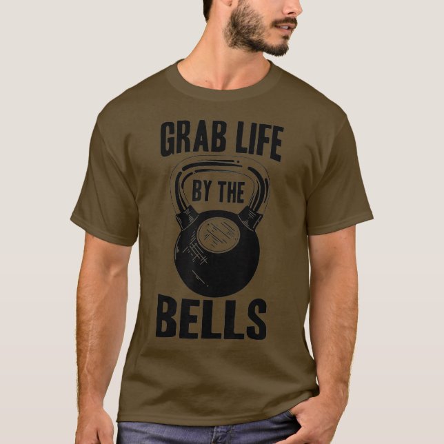 Klockor Coola Kettlebell Manar är ett fantastiskt  T Shirt (Framsida)