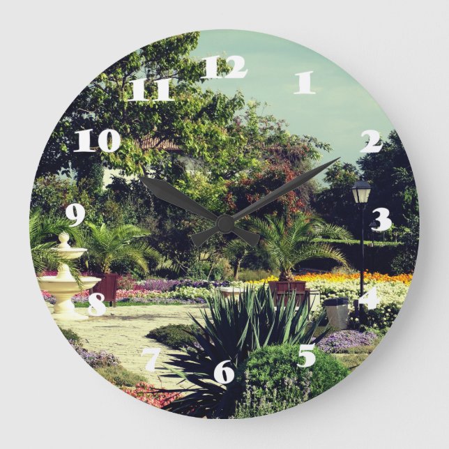 Klockor för botaniskt trädgårdsfoto (Framsida)
