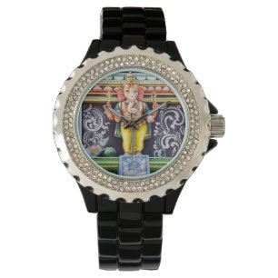Klockor för Ganesha gudstaty