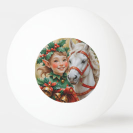 Klockor Holly och Horse Jul Elf Pingisboll