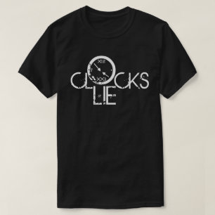 Klockor Ljuger – Uttalande om Tidens Filosofi T Shirt