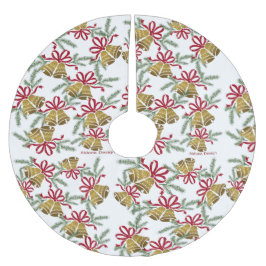 Klockor Mönster Julgran skirt Julgransmatta Borstad Polyester