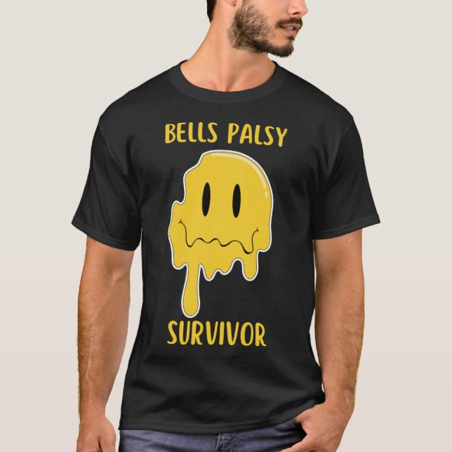 Klockor Palsy Survivor Frasparalys Klockor Palsy T Shirt (Framsida)