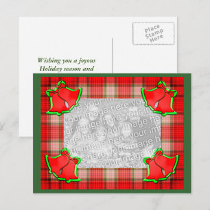 Klockor Red Pput-julkort - Helgdag - vykort
