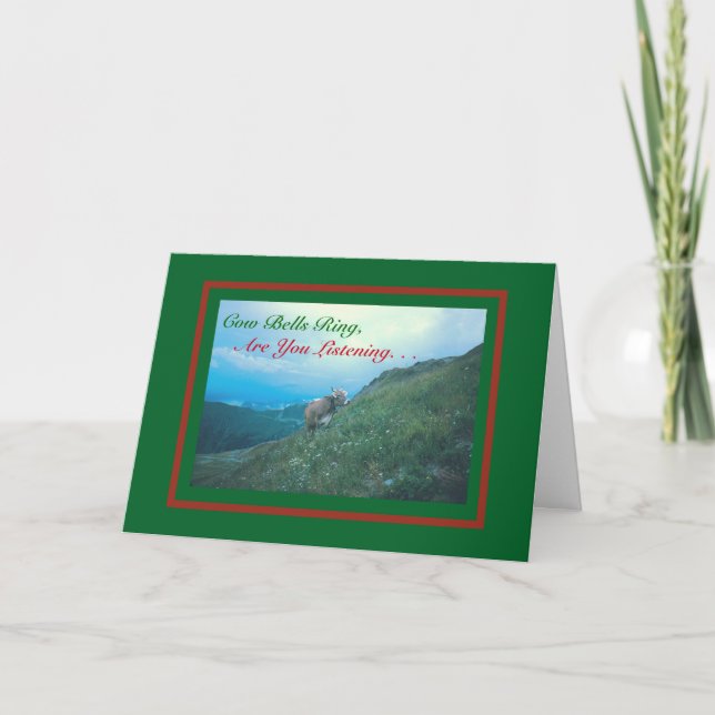 KLOCKOR RING FÖR KON FÖR DET HUMORISTISKA HELGKORT (Framsida)