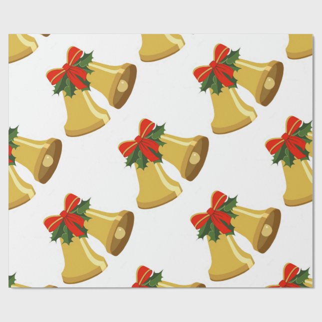 Klockor Ringing Presentpapper (Platt)