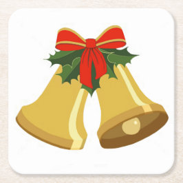 Klockor Ringing Underlägg Papper Kvadrat