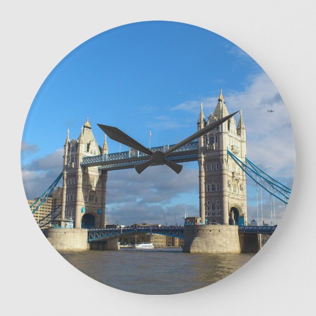 Klockor-Tower Bridge London. Stor Klocka (Framsida)