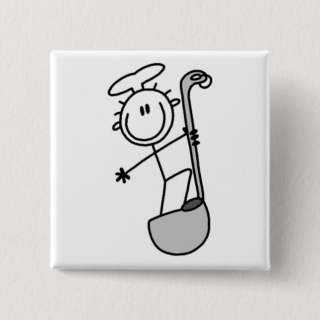 Klockren figur med stekspoon knapp (Framsida)