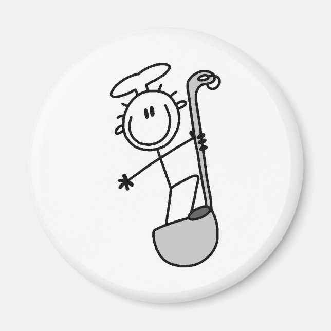 Klockren kock med stekspade magnet (Framsidan)