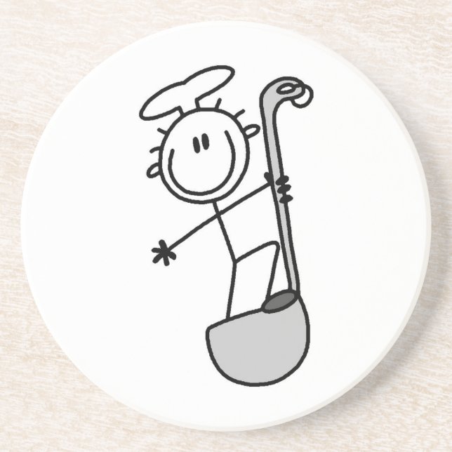 Klockren kock med stekspoon underlägg (Framsidan)