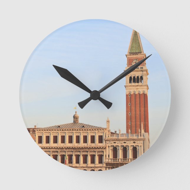 Klocktorn, Piazza San Marco, Venedig Rund Klocka (Framsida)