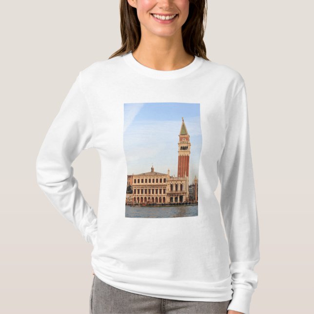 Klocktorn, Piazza San Marco, Venedig T Shirt (Framsida)