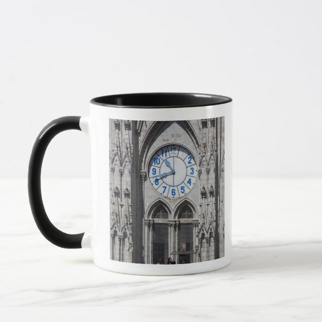 Klocktorn vid National Basilica, Ecuador Mugg (Vänster)