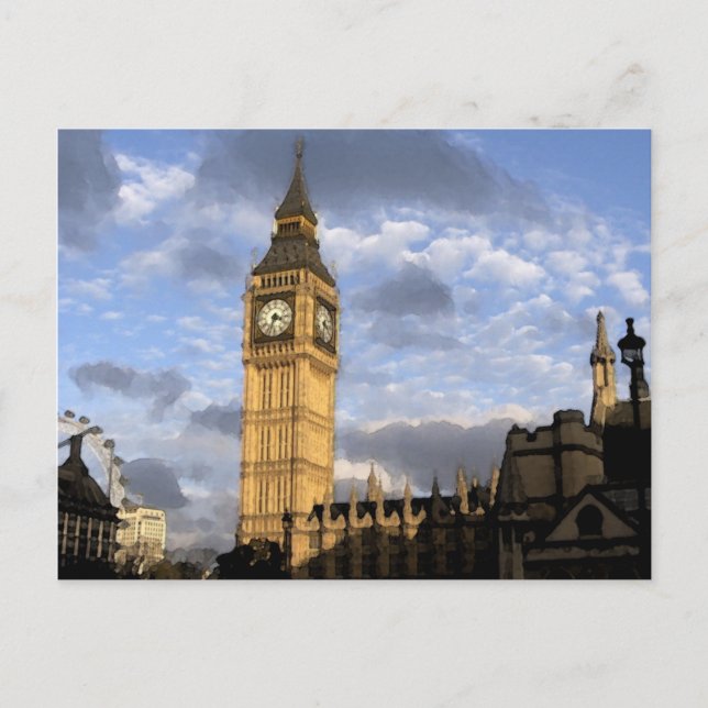 Klocktorn Vykort (Framsida)