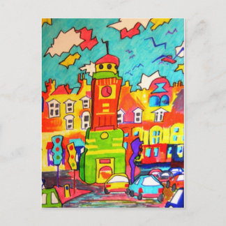 Klocktornets underhållning vykort