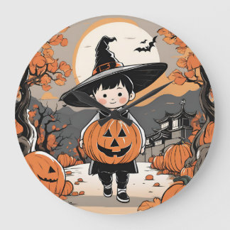 klogobhalloween-tema stor klocka
