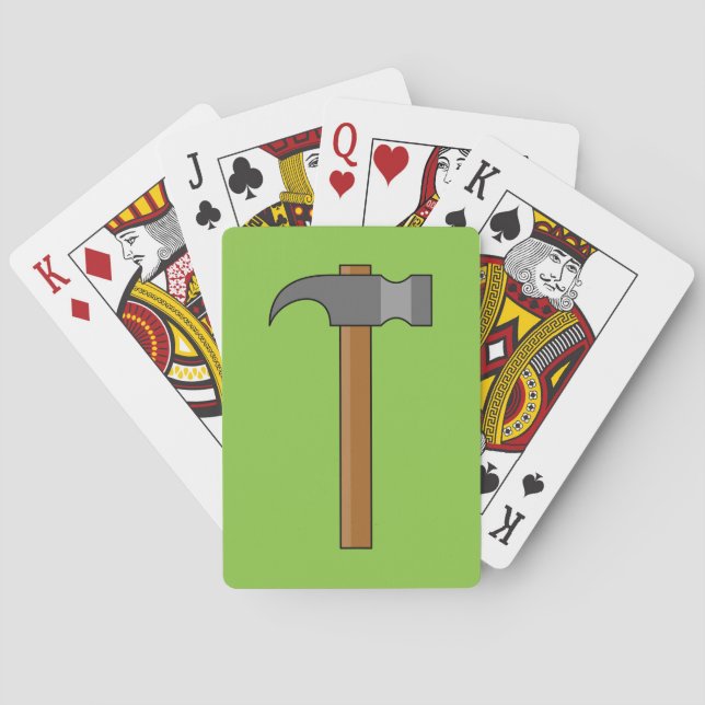 Klohammer tecknad figur casinokort (Baksidan)