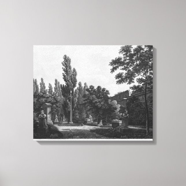 Kloister, museet för minnesmärken canvastryck (Framsida)