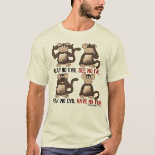 Klok apahumor tröja