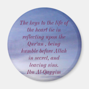 Klok islamisk citationsteckenmagnet magnet