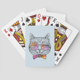 Klok kattunge Kat Casinokort