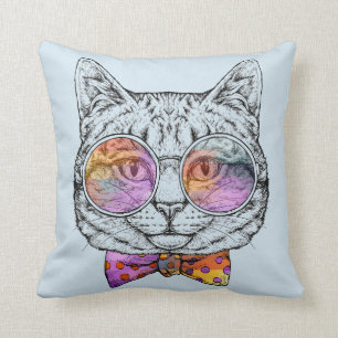 Klok kattunge Kat Kudde