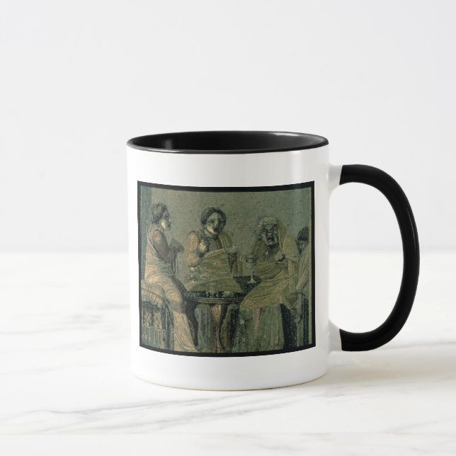 Klok kvinna och henne tålmodig, från villan Cicero Mugg (Höger)