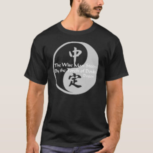 Klok man Yin Yang (mörka skjortor) Tee Shirt