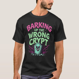 Klok retro gotiic Barking up the error Crypt T Shirt