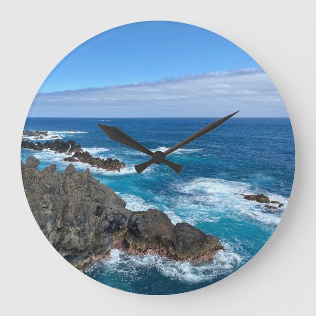 Klok rotsen in zee stor klocka (Framsida)