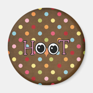 Klok uggladyft magnet