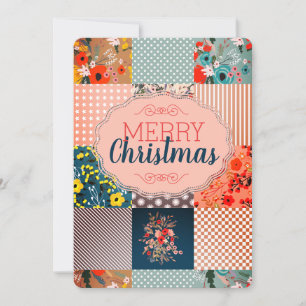 Kloka block Kvarter Sömmerande jul Julkort