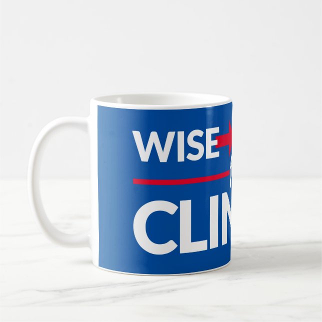 KLOKA KVINNOR FÖR CLINTON 11oz. Mugg (Vänster)
