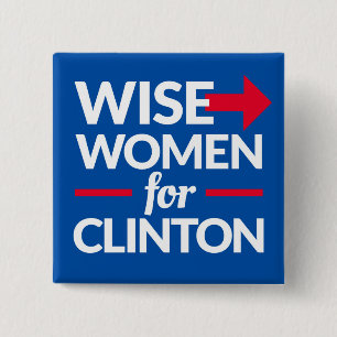 KLOKA KVINNOR FÖR CLINTON 2 flytta sig mycket Knapp