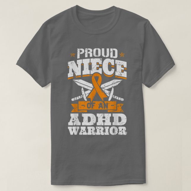 Klokt av ADHD-kritiksbrist A T Shirt (Design framsida)