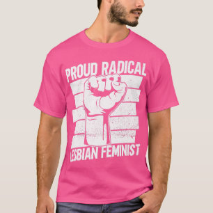 Klokt kvinnlig Lesbisk, strålande feminism fem T Shirt