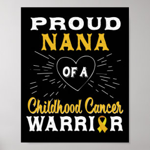 Klokt Nana om en medvetenhet om cancer i barndomen Poster
