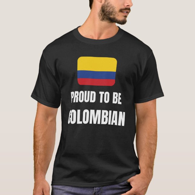 Klokt som kolombian t shirt (Framsida)
